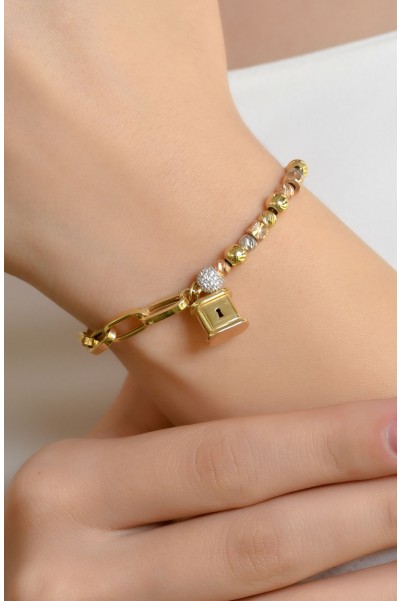 MODERN TARZ BİLEKLİK 14 AYAR A052637