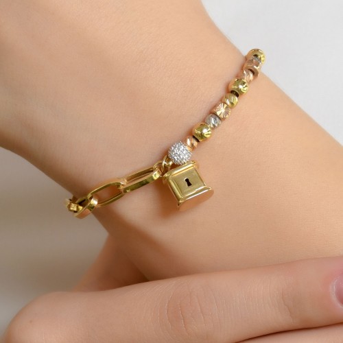 MODERN TARZ BİLEKLİK 14 AYAR A052637 MODERN TARZ BİLEKLİK 14 AYAR A052637