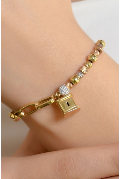 MODERN TARZ BİLEKLİK 14 AYAR A052637