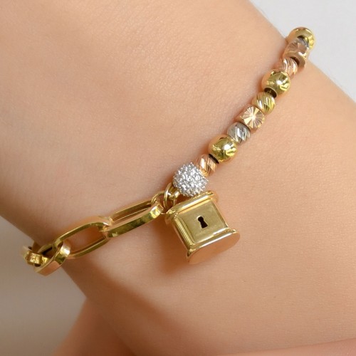 MODERN TARZ BİLEKLİK 14 AYAR A052637 MODERN TARZ BİLEKLİK 14 AYAR A052637