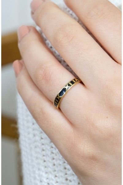 ROMA RAKAMLI YÜZÜK 14 AYAR A052644 ROMA RAKAMLI YÜZÜK 14 AYAR A052644