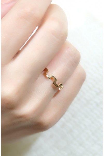 ZİGZAG YÜZÜK 14 AYAR A053274