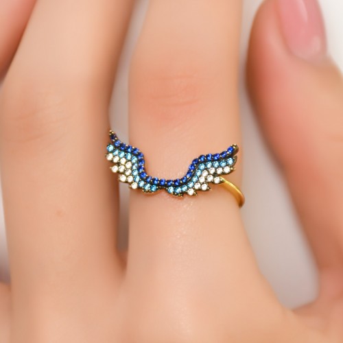 MELEK KANADI YÜZÜK 14 AYAR A053630 MELEK KANADI YÜZÜK 14 AYAR A053630