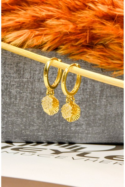 SALLANTI HALKA KÜPE 14 AYAR A056288 SALLANTI HALKA KÜPE 14 AYAR A056288