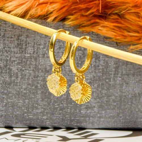 SALLANTI HALKA KÜPE 14 AYAR A056288 SALLANTI HALKA KÜPE 14 AYAR A056288