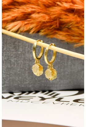 SALLANTI HALKA KÜPE 14 AYAR A056288 SALLANTI HALKA KÜPE 14 AYAR A056288