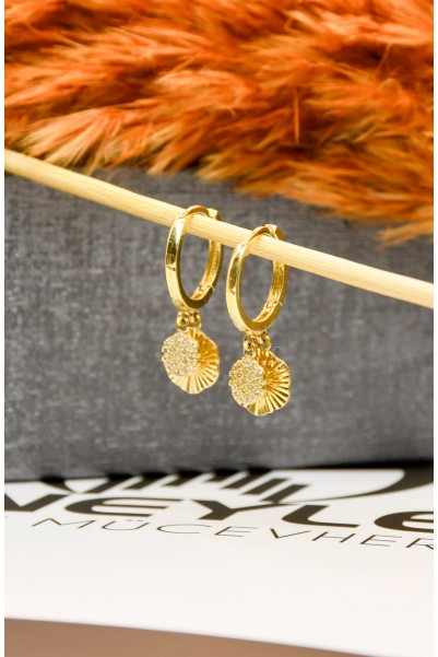 SALLANTI HALKA KÜPE 14 AYAR A056288 SALLANTI HALKA KÜPE 14 AYAR A056288