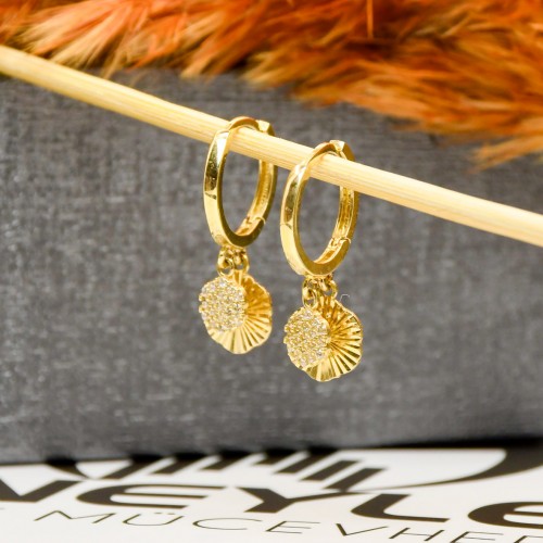 SALLANTI HALKA KÜPE 14 AYAR A056288 SALLANTI HALKA KÜPE 14 AYAR A056288