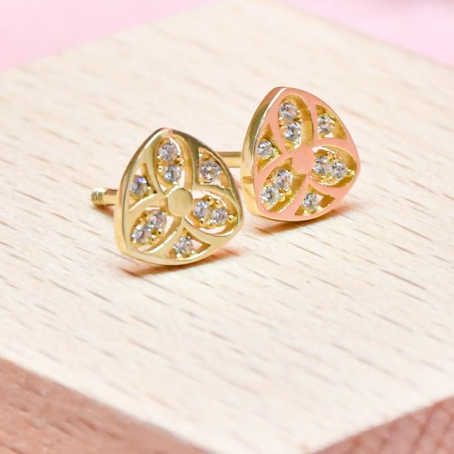 TAŞLI KÜPE 14 AYAR A056385 TAŞLI KÜPE 14 AYAR A056385