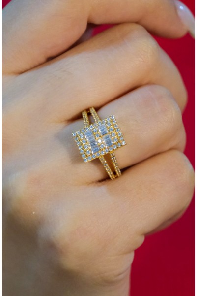 BAGET YÜZÜK 22 AYAR A057347