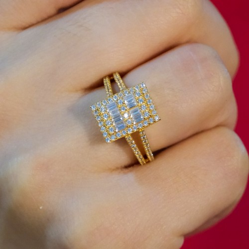 BAGET YÜZÜK 22 AYAR A057347