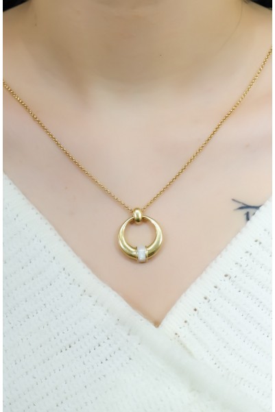 SEDEF MİNELİ BULGARİ KOLYE 14 AYAR A057513 SEDEF MİNELİ BULGARİ KOLYE 14 AYAR A057513