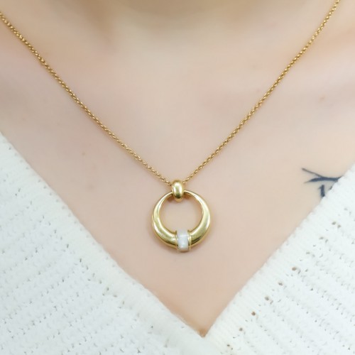 SEDEF MİNELİ BULGARİ KOLYE 14 AYAR A057513 SEDEF MİNELİ BULGARİ KOLYE 14 AYAR A057513