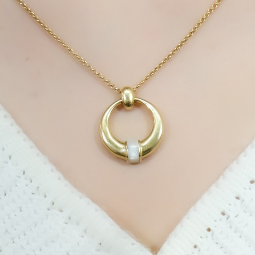 SEDEF MİNELİ BULGARİ KOLYE 14 AYAR A057513 SEDEF MİNELİ BULGARİ KOLYE 14 AYAR A057513