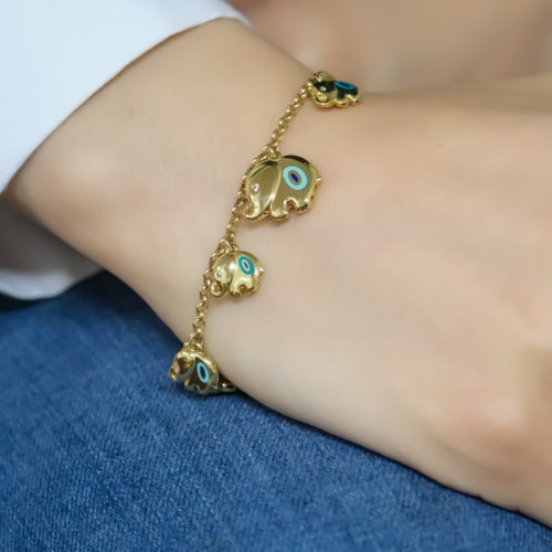 FİL MODEL BİLEKLİK 14 AYAR A057731 FİL MODEL BİLEKLİK 14 AYAR A057731