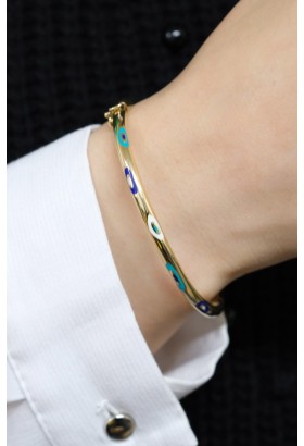 MİNELİ KELEPÇE 14 AYAR A057734