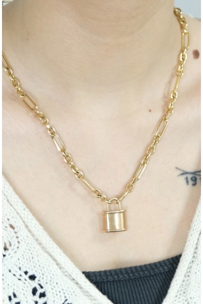 KİLİT KOLYE 14 AYAR A057739