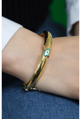 MİNELİ NAZAR BONCUK KELEPÇE 14 AYAR A057742