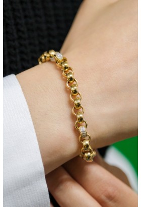 HALKA ZİNCİR BİLEKLİK 14 AYAR A057750