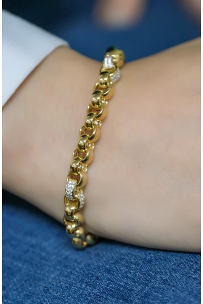 HALKA ZİNCİR BİLEKLİK 14 AYAR A057750