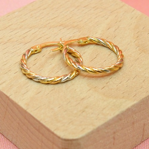 BURGU HALKA KÜPE 14 AYAR A057782 BURGU HALKA KÜPE 14 AYAR A057782