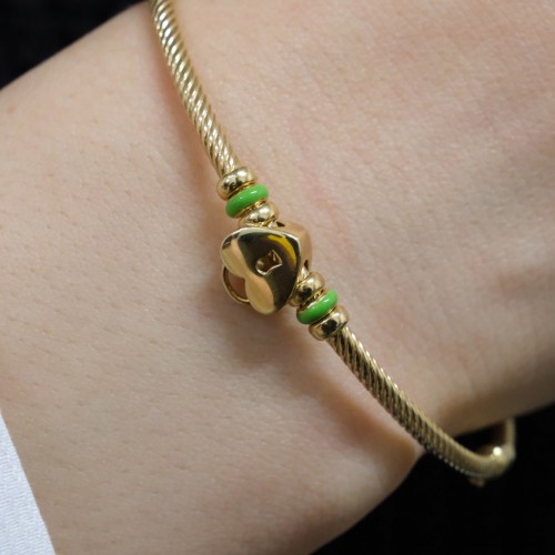 KALP KİLİT KELEPÇE 14 AYAR A057790 KALP KİLİT KELEPÇE 14 AYAR A057790