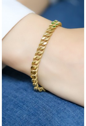 PULLU ZİNCİR BİLEKLİK 14 AYAR A057800