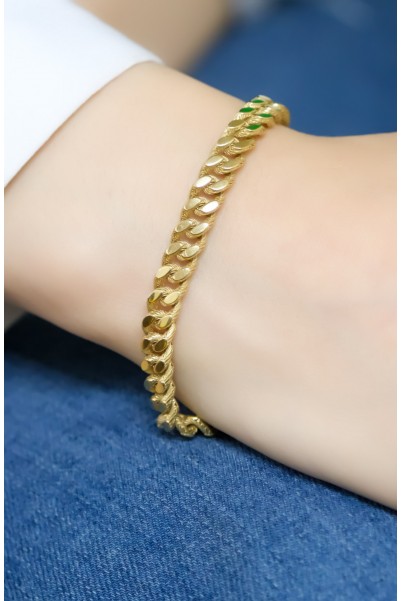 PULLU ZİNCİR BİLEKLİK 14 AYAR A057800