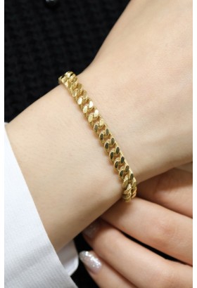 PULLU ZİNCİR BİLEKLİK 14 AYAR A057800