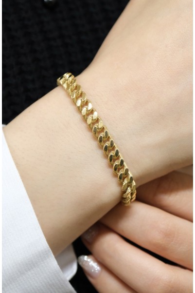 PULLU ZİNCİR BİLEKLİK 14 AYAR A057800