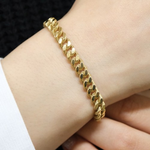 PULLU ZİNCİR BİLEKLİK 14 AYAR A057800 PULLU ZİNCİR BİLEKLİK 14 AYAR A057800