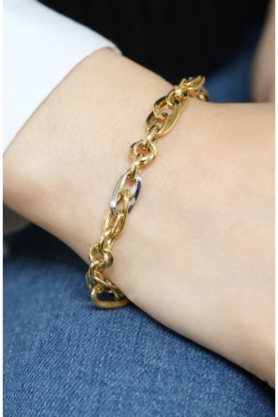 ZİNCİR BİLEKLİK 14 AYAR A057802 ZİNCİR BİLEKLİK 14 AYAR A057802