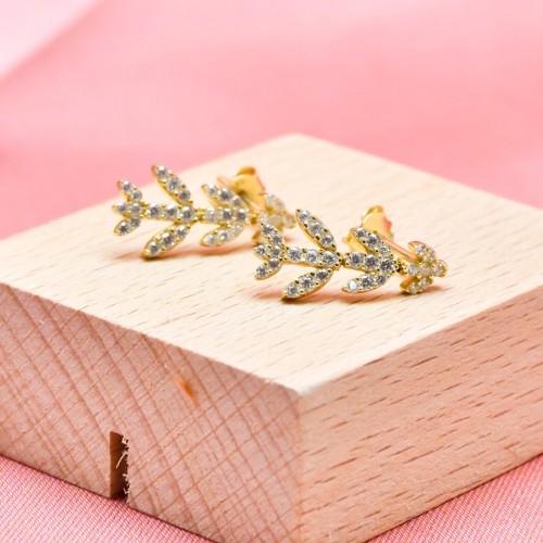 YAPRAK MODEL KÜPE 14 AYAR A057983 YAPRAK MODEL KÜPE 14 AYAR A057983