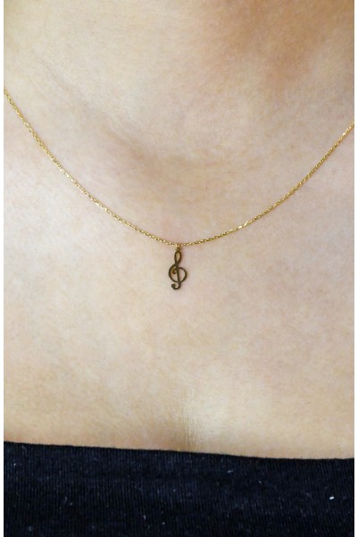 SOL ANAHTARI KOLYE 14 AYAR A058119 SOL ANAHTARI KOLYE 14 AYAR A058119