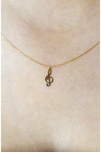 SOL ANAHTARI KOLYE 14 AYAR A058119 SOL ANAHTARI KOLYE 14 AYAR A058119