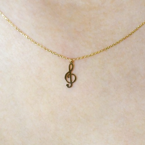 SOL ANAHTARI KOLYE 14 AYAR A058119 SOL ANAHTARI KOLYE 14 AYAR A058119