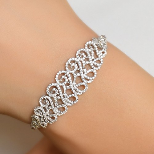 SU YOLU KRİSTAL TAŞLI BİLEKLİK 14 AYAR A058390 SU YOLU KRİSTAL TAŞLI BİLEKLİK 14 AYAR A058390