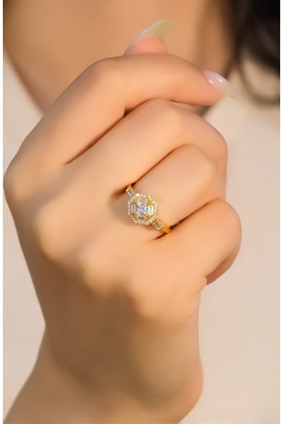 BAGET YÜZÜK 22 AYAR A058443