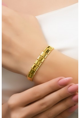 TAŞLI TASARIM BİLEKLİK 22 AYAR A058707