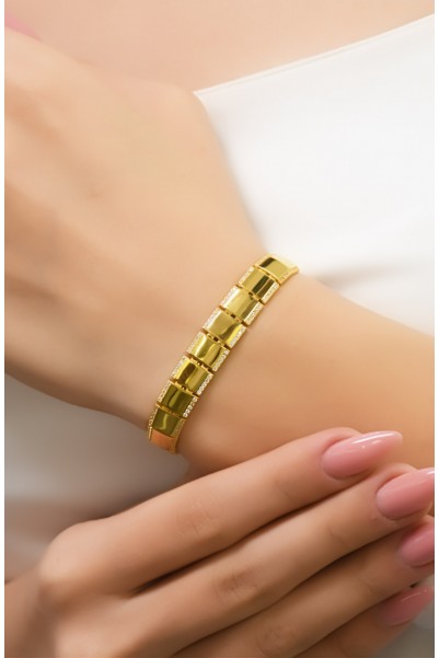 TAŞLI TASARIM BİLEKLİK 22 AYAR A058707