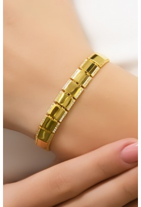 TAŞLI TASARIM BİLEKLİK 22 AYAR A058707