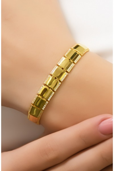 TAŞLI TASARIM BİLEKLİK 22 AYAR A058707