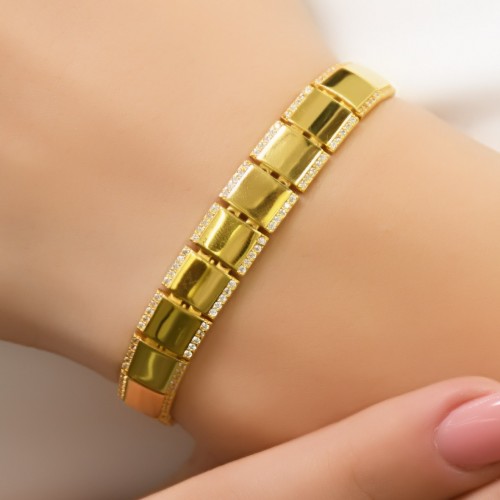 TAŞLI TASARIM BİLEKLİK 22 AYAR A058707 TAŞLI TASARIM BİLEKLİK 22 AYAR A058707