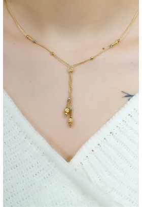 SALLANTILI DORİKA KOLYE 14 AYAR A059177 SALLANTILI DORİKA KOLYE 14 AYAR A059177