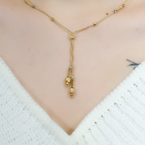 SALLANTILI DORİKA KOLYE 14 AYAR A059177 SALLANTILI DORİKA KOLYE 14 AYAR A059177