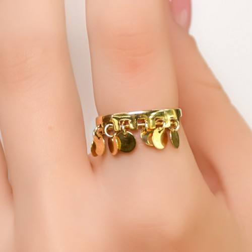 SALLANTI PULLU YÜZÜK 14 AYAR A059762 SALLANTI PULLU YÜZÜK 14 AYAR A059762