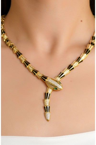 YILAN TASARIM KOLYE 14 AYAR A061500