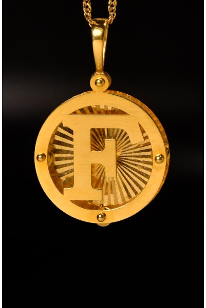 F HARF KOLYE UCU 22 AYAR A061554 F HARF KOLYE UCU 22 AYAR A061554