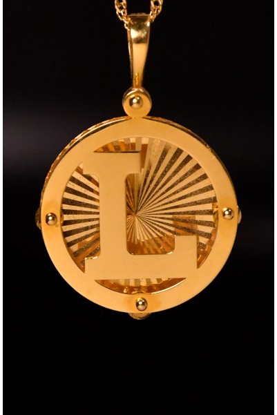 L HARF KOLYE UCU 22 AYAR A061572 L HARF KOLYE UCU 22 AYAR A061572