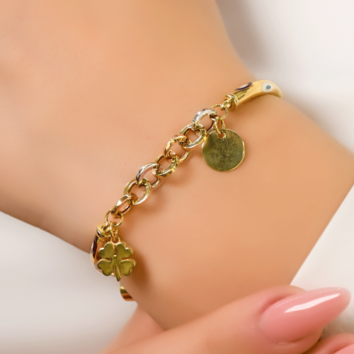 MODERN TARZ BİLEKLİK 14 AYAR A061982 MODERN TARZ BİLEKLİK 14 AYAR A061982